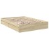 Cama con cajones madera ingeniería roble Sonoma 140x200