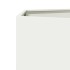 Jardinera hexagonal acero blanco 138x120x45