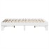 Estructura de cama sin colchón madera maciza de pino 160x200