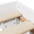 Estructura de cama sin colchón madera de pino blanco 135x190