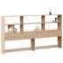Cabecero de cama con almacenaje madera maciza de pino 200