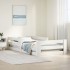Cama sin colchón madera maciza de pino blanca 70x140