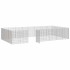 Recinto corral animales 24 paneles hierro galvanizado 54x80