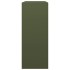 Leñero de acero verde 100x40x100