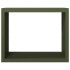 Leñero de acero negro 100x40x80