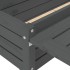 Jardinera con tapa plegable madera maciza de pino