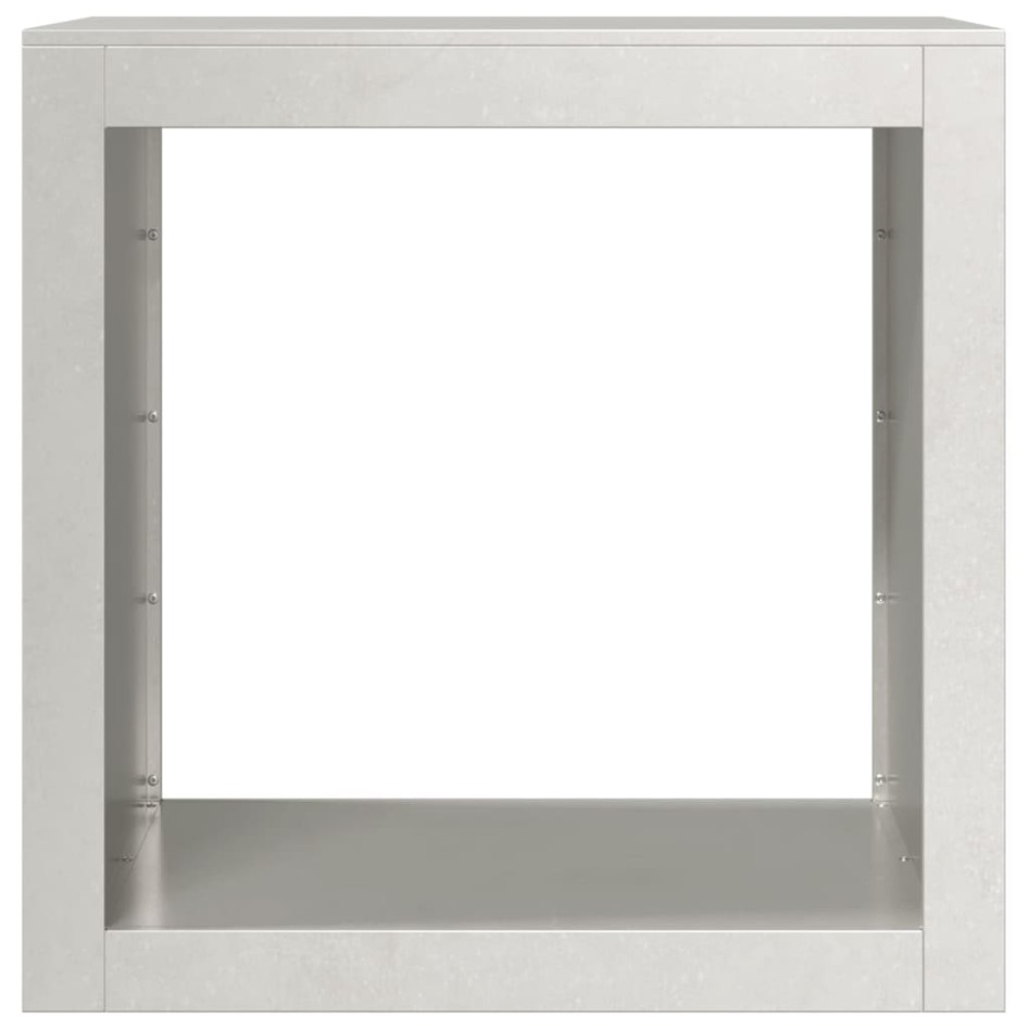 Leñero de acero inoxidable 60x40x60