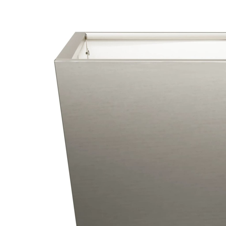 Jardineras 2 unidades acero oxidado 50x50x50