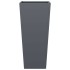 Jardineras hexagonales 2 uds acero antracita 35x35x75