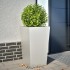 Jardinera de acero inoxidable 45x45x75