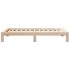 Estructura de cama sin colchón madera maciza de pino 90x200