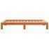Estructura de cama sin colchón madera de pino marrón 90x200