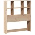 Cama con estantería sin colchón madera maciza de pino