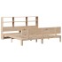 Cama con estantería sin colchón madera maciza de pino