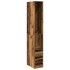 Armario de madera de ingeniería madera envejecida 30x50x200