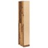Armario de madera de ingeniería madera envejecida 30x50x200
