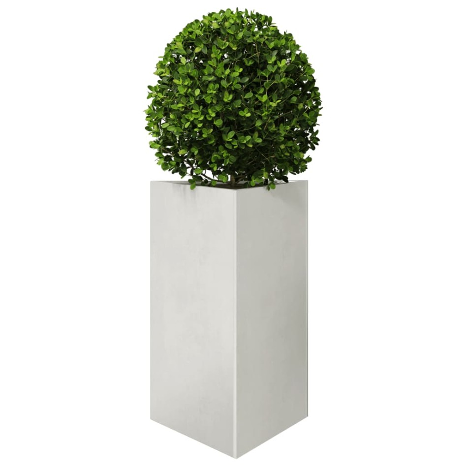 Jardineras triangulares 2 uds acero inoxidable 50x43x75