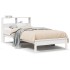 Cama con estantería sin colchón madera maciza de pino 90x190