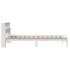 Cama con estantería sin colchón madera maciza de pino 90x190