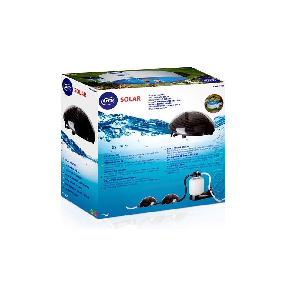 Calentador semiesférico Piscinas