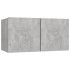 Set muebles de salón TV 6 pzas madera ingeniería gris