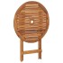 Comedor de jardín plegable 3 piezas madera maciza de