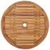 Comedor de jardín plegable 3 piezas madera maciza de