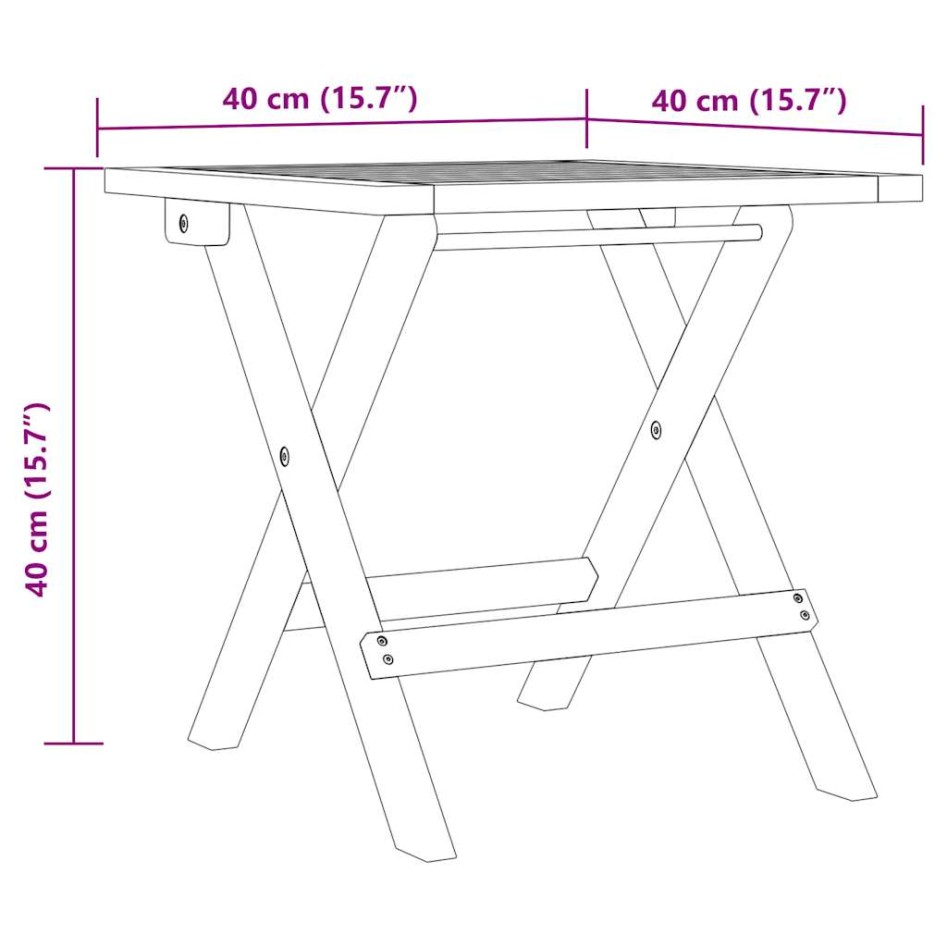 Tumbonas con mesa 2 unidades madera maciza de acacia