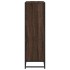 Estantería de madera y metal marrón roble 97,5x33x107,5