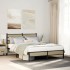 Estructura de cama sin colchón madera roble Sonoma 140x190