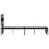 Estructura de cama sin colchón madera roble Sonoma 140x190