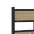 Estructura de cama sin colchón madera roble Sonoma 140x190
