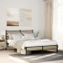 Estructura de cama sin colchón madera roble Sonoma 150x200
