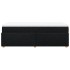 Cama box spring con colchón tela negro 100x200