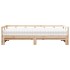 Sofá cama nido con colchones madera maciza de pino 90x200