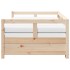 Sofá cama nido con colchones madera maciza de pino 90x200