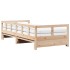 Sofá cama nido con colchones madera maciza de pino 90x200