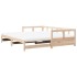 Sofá cama nido con colchones madera maciza de pino 90x200