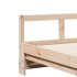Sofá cama nido con colchones madera maciza de pino 90x200