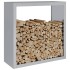 Leñero acero galvanizado 100x40x100