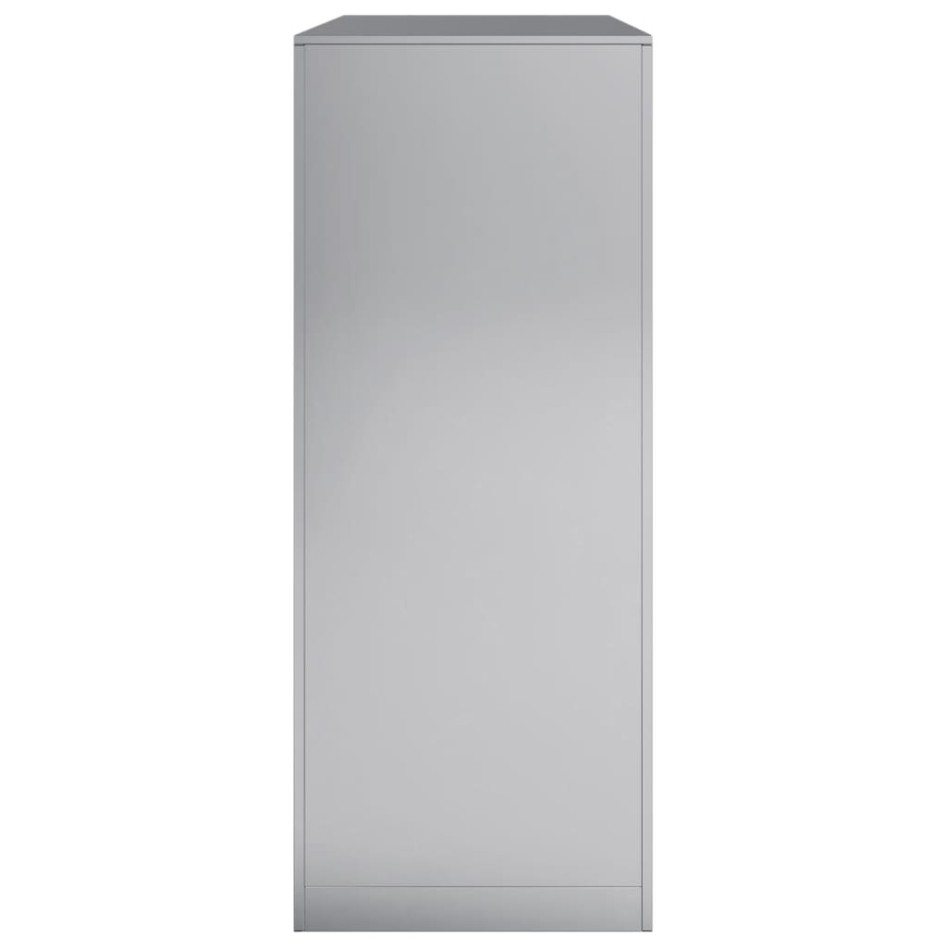 Leñero acero galvanizado 100x40x100