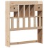 Cama con estantería sin colchón madera maciza de pino 75x190