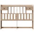Cabecero de cama con almacenaje madera maciza de pino 140