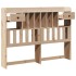 Cabecero de cama con almacenaje madera maciza de pino 140