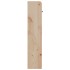 Cabecero de cama con almacenaje madera maciza de pino 140