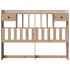 Cabecero de cama con almacenaje madera maciza de pino 160