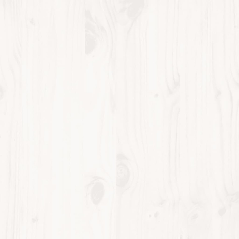 Estructura de cama sin colchón madera maciza de pino 160x200