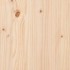 Estructura de cama sin colchón madera de pino blanco 150x200