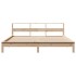 Estructura de cama sin colchón madera maciza de pino 180x200