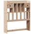 Cama con estantería sin colchón madera maciza de pino 75x190